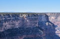 View of a Gorge at the Grand Canyon Known as Ã¢â¬ÅThe AbyssÃ¢â¬Â on a Bright, Sunny Fall Afternoon Royalty Free Stock Photo